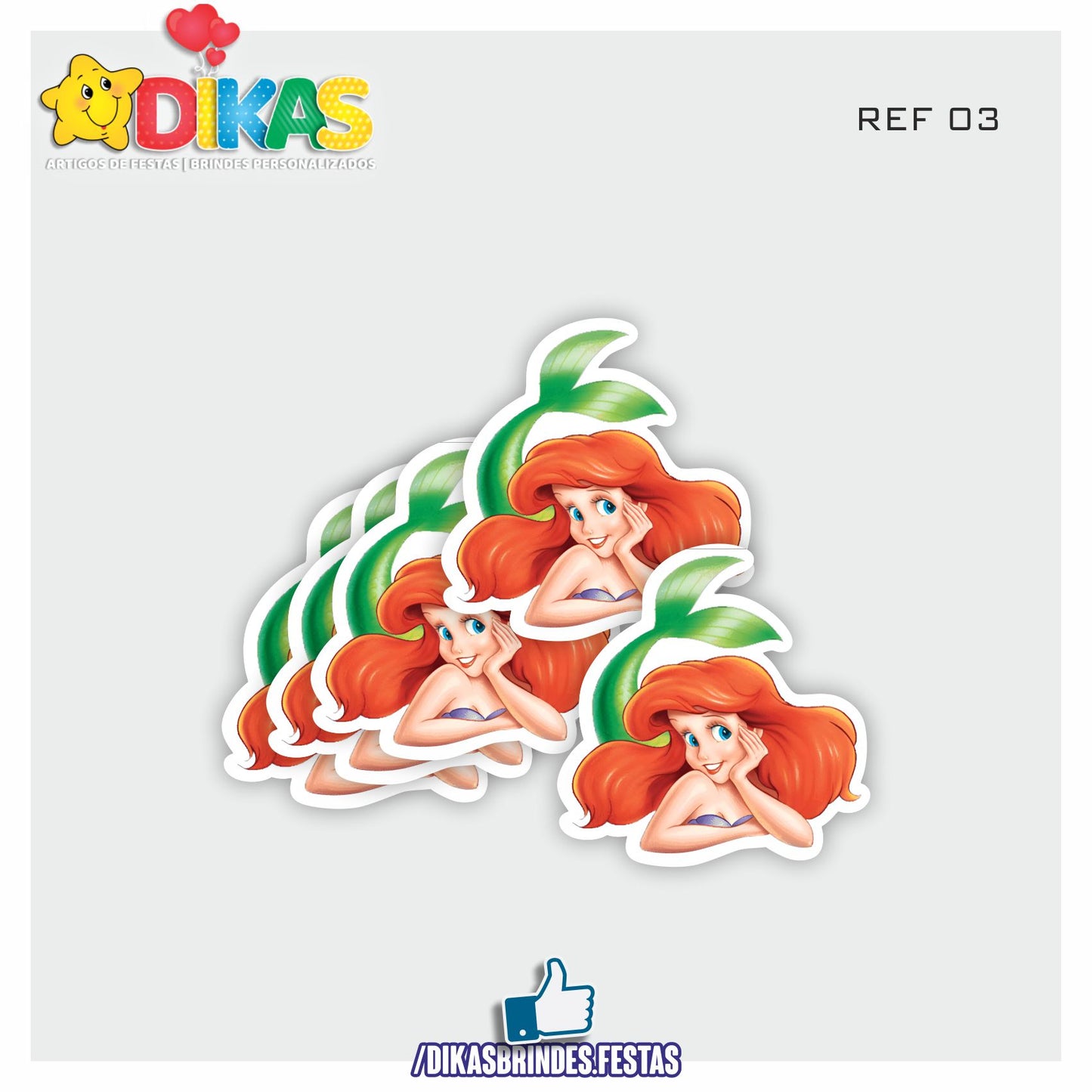 APLIQUES PEQUENOS - PEQUENA SEREIA