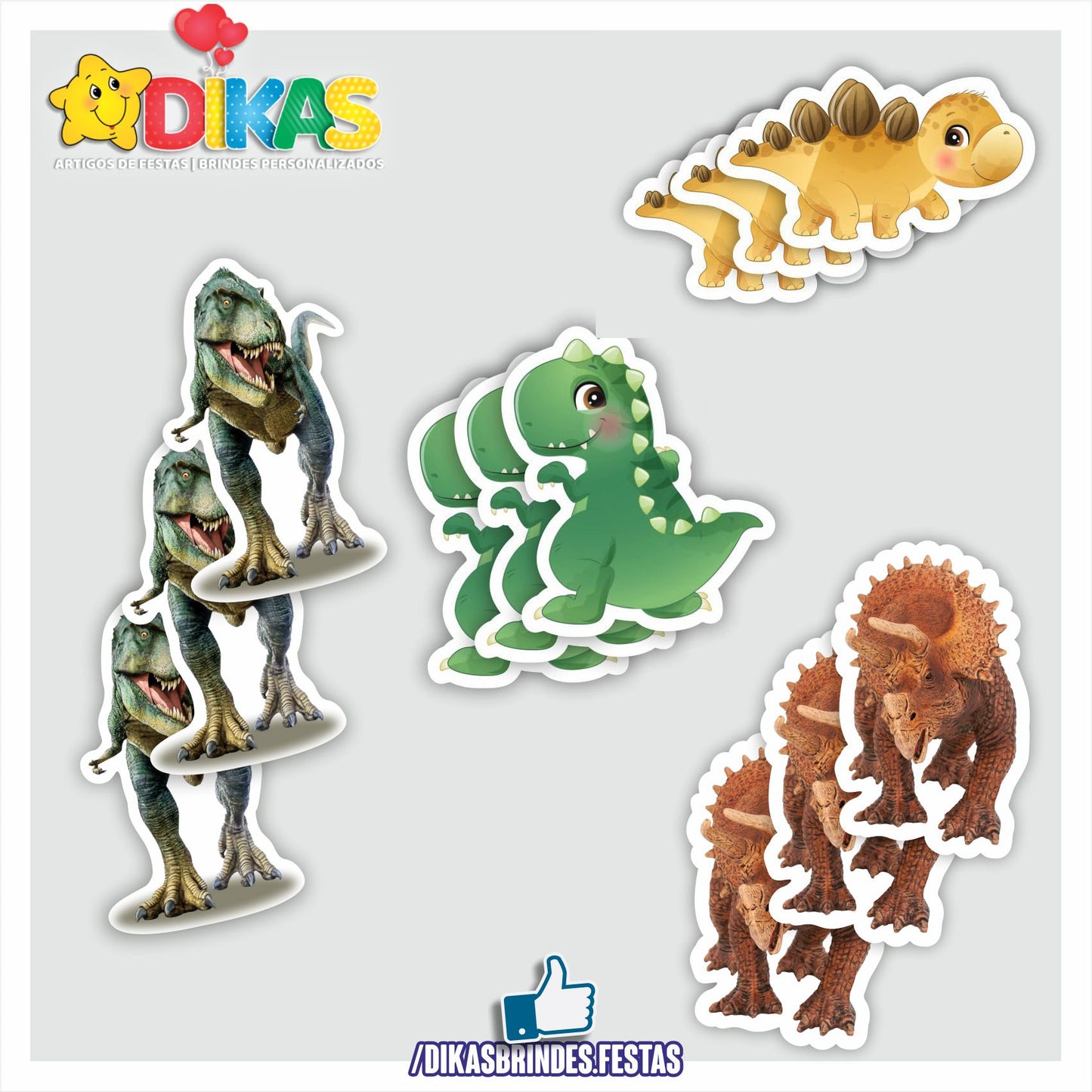 APLIQUES PEQUENOS - DINOSSAUROS