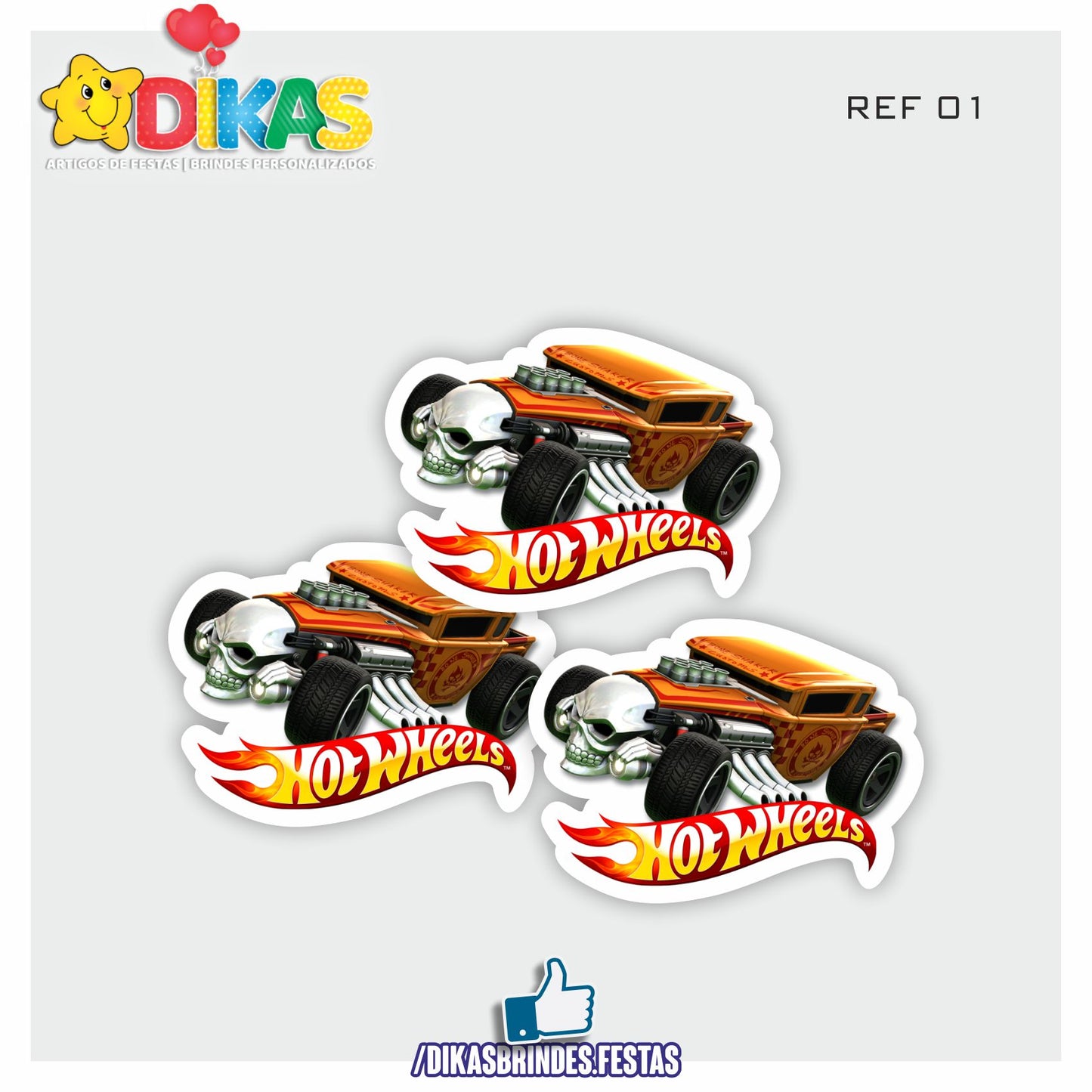 APLIQUES PEQUENOS - HOTWHEELS