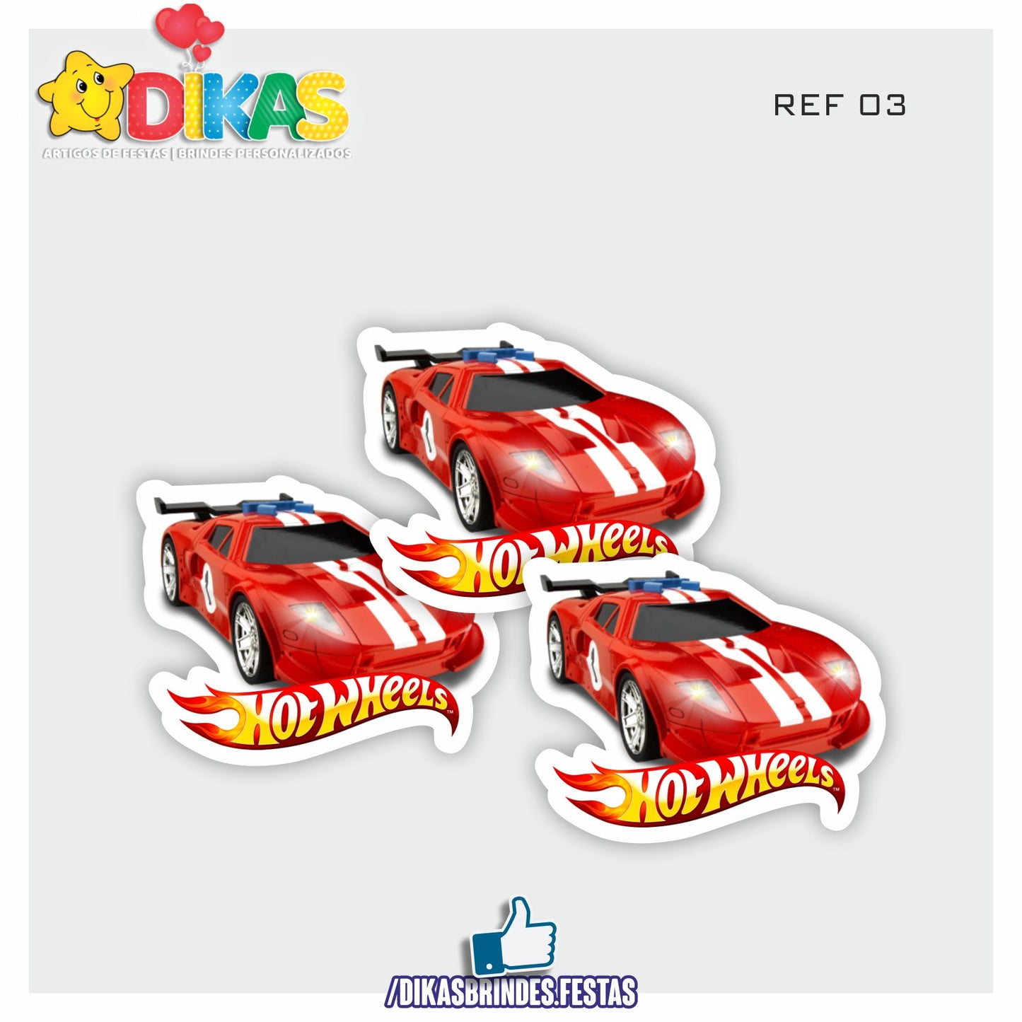 APLIQUES PEQUENOS - HOTWHEELS