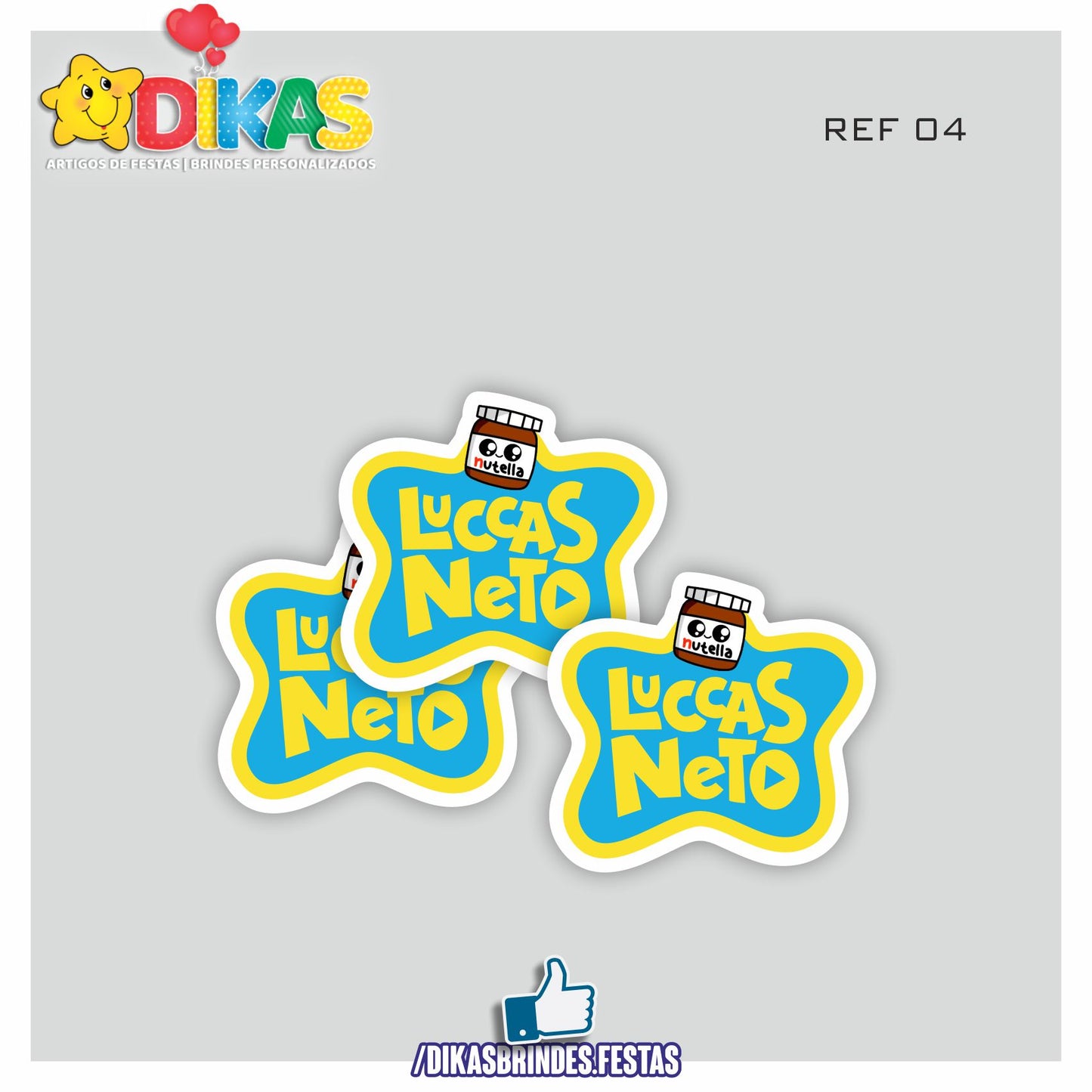 APLIQUES PEQUENOS - LUCCAS NETO