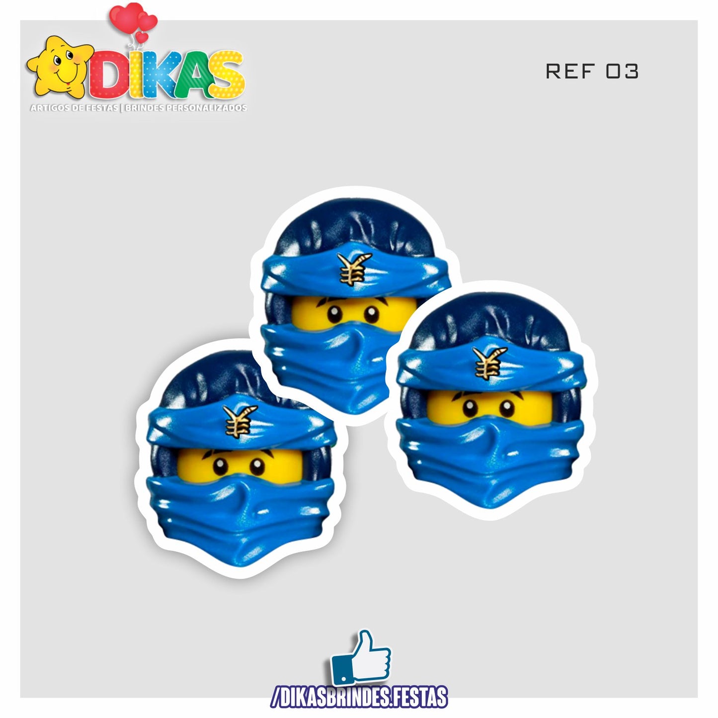 APLIQUES PEQUENOS - NINJAGO