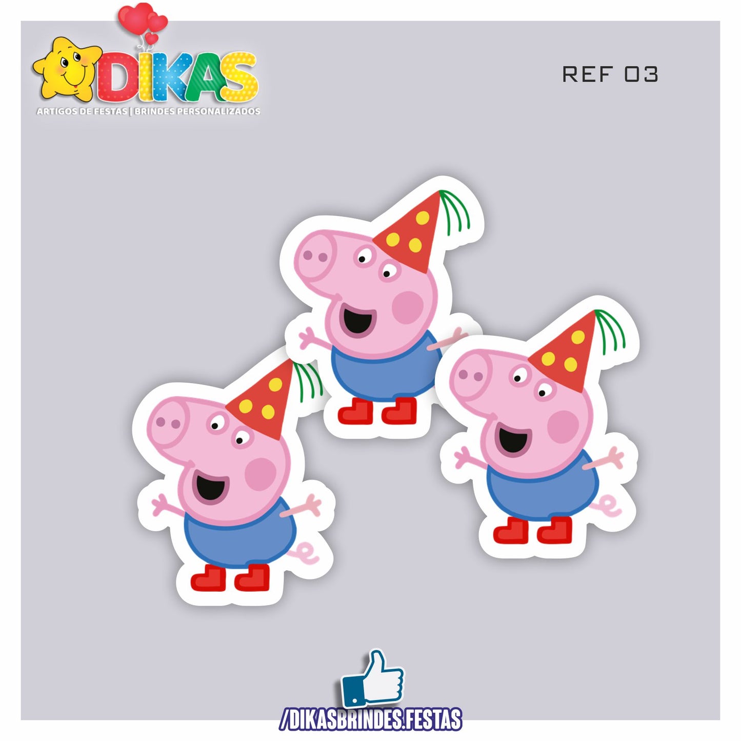 APLIQUES PEQUENOS - PORQUINHA PEPPA