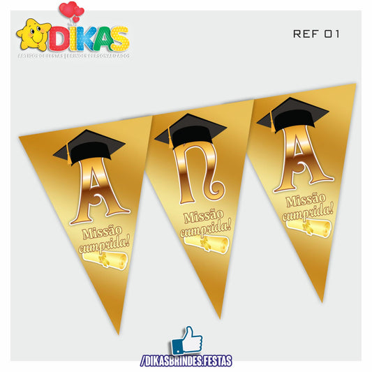 BANDEIROLA PERSONALIZADA - FINALISTAS