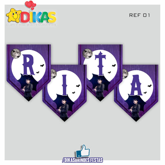 BANDEIROLA PERSONALIZADA - WANDINHA