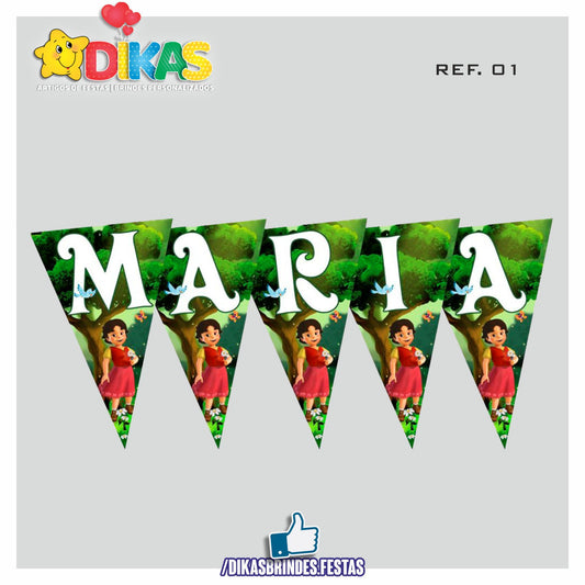 BANDEIROLA PERSONALIZADA - HEIDI