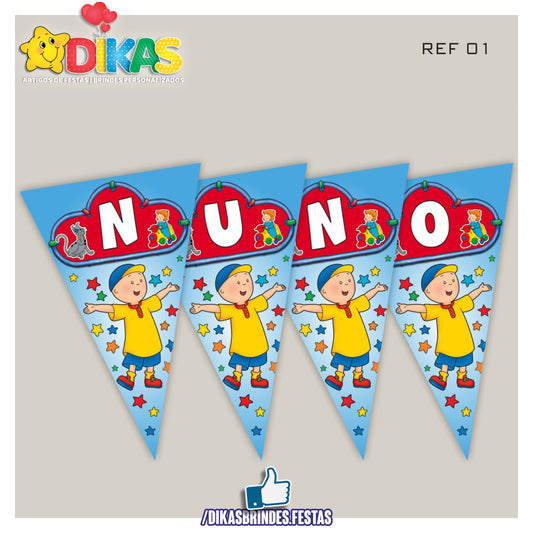 BANDEIROLA PERSONALIZADA - RUCA