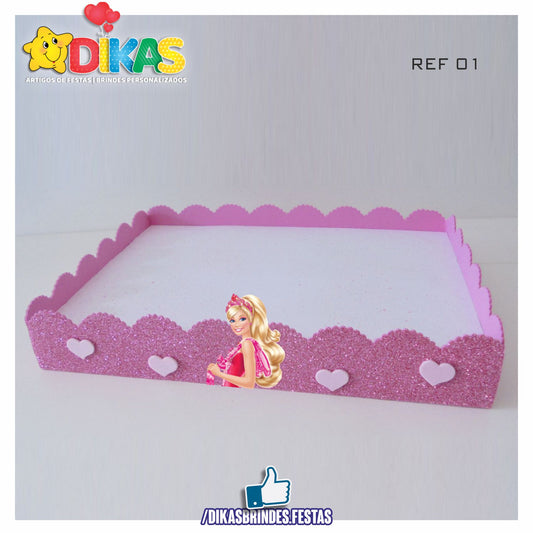BANDEJA ARTESANAL GRANDE - BARBIE