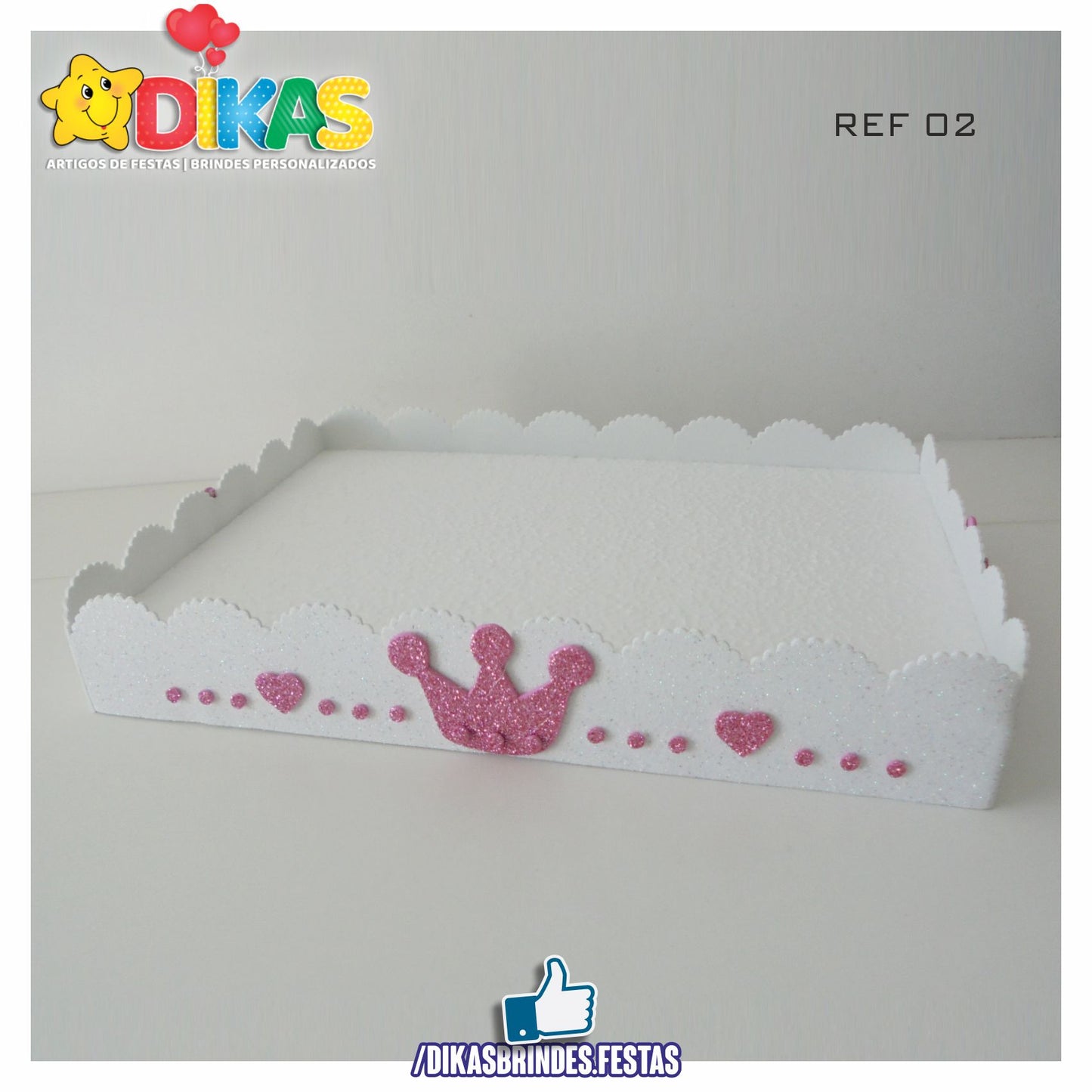 BANDEJA ARTESANAL GRANDE - PRINCESAS DISNEY