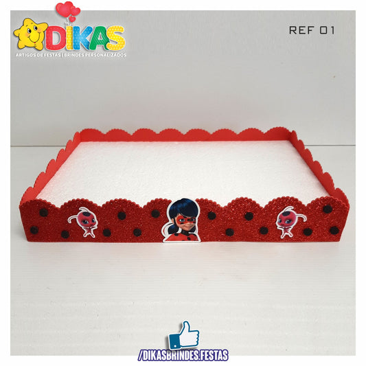 BANDEJA ARTESANAL GRANDE - LADYBUG