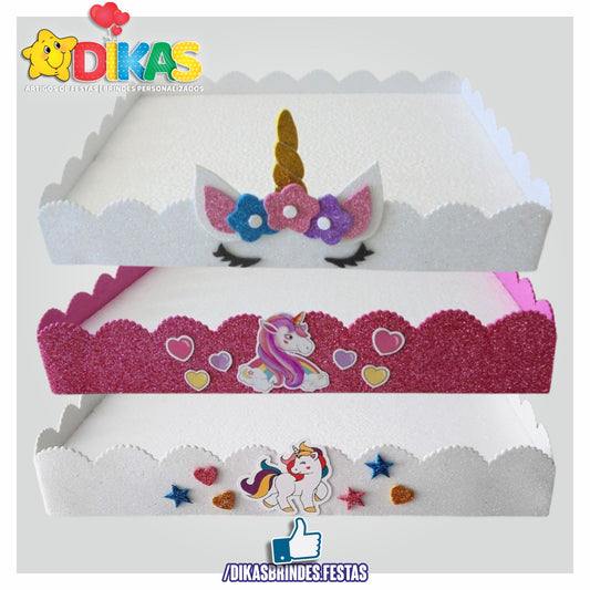 BANDEJA ARTESANAL GRANDE - UNICÓRNIO