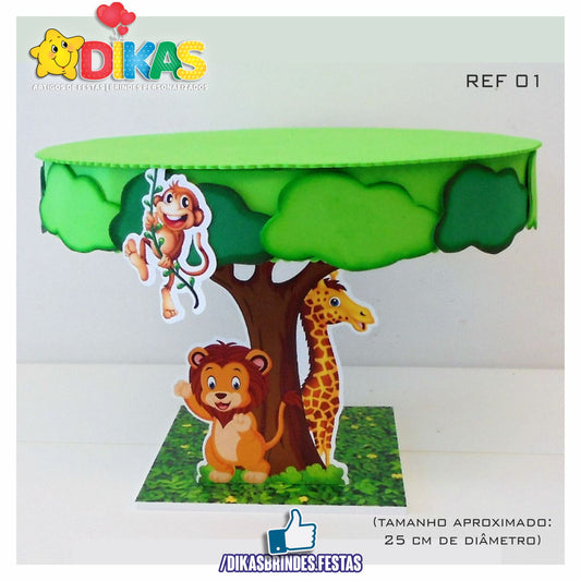 BANDEJAS TEMÁTICAS ESPECIAIS - ANIMAIS DA SELVA