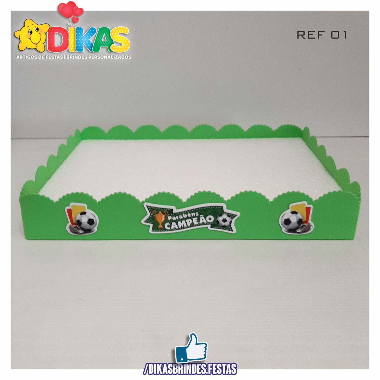 BANDEJA ARTESANAL GRANDE - FUTEBOL