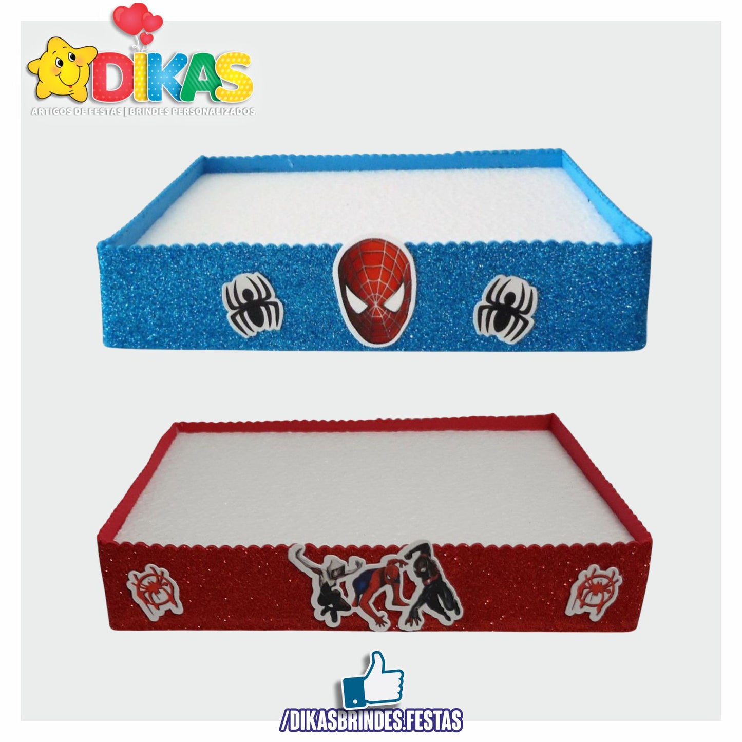 BANDEJA ARTESANAL PEQUENA - HOMEM ARANHA