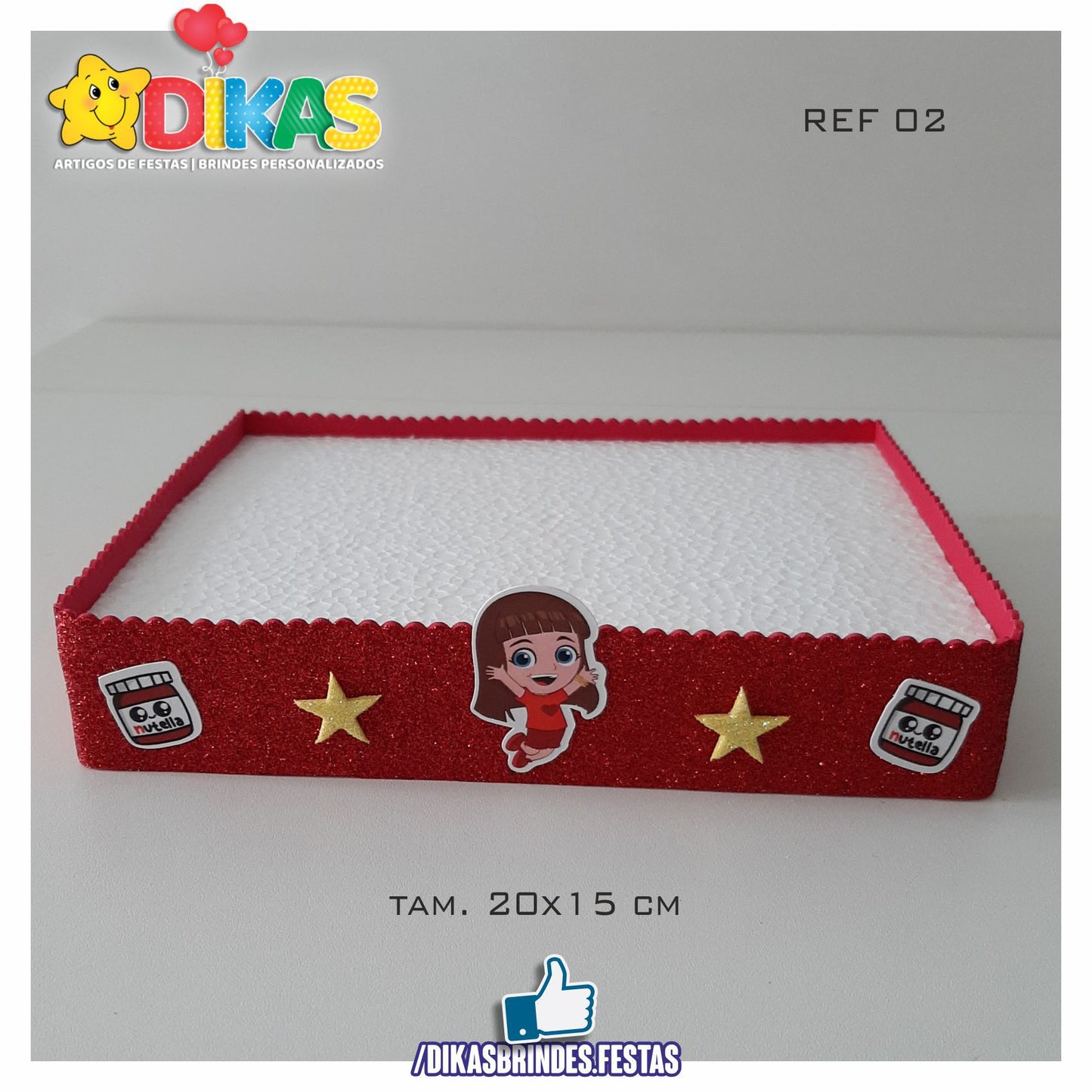 BANDEJA ARTESANAL PEQUENA - LUCCAS NETO