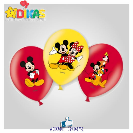 BALÃO LÁTEX MICKEY 11"