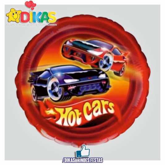BALÃO FOIL - HOTCARS