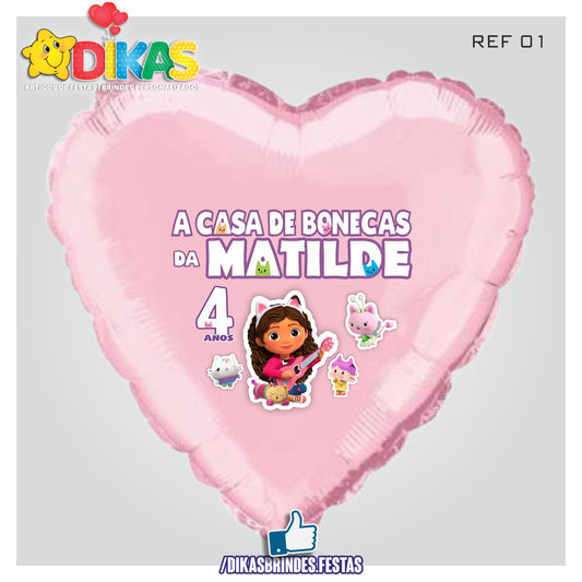 BALÃO FOIL PERSONALIZADO - GABBY