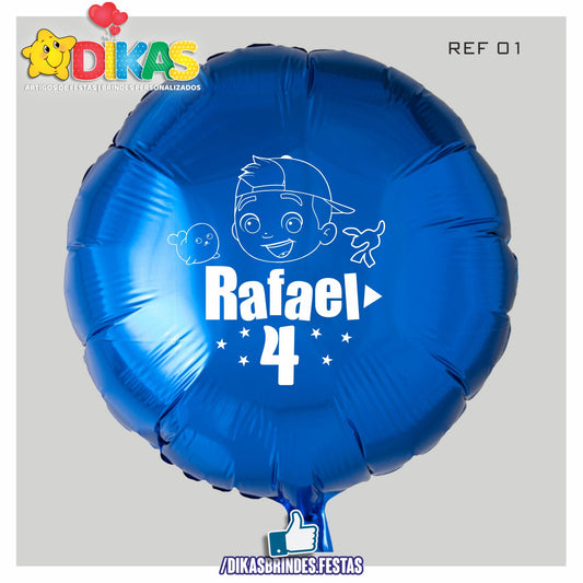 BALÃO FOIL PERSONALIZADO - LUCCAS NETO