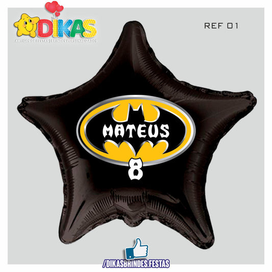 BALÃO FOIL PERSONALIZADO - BATMAN