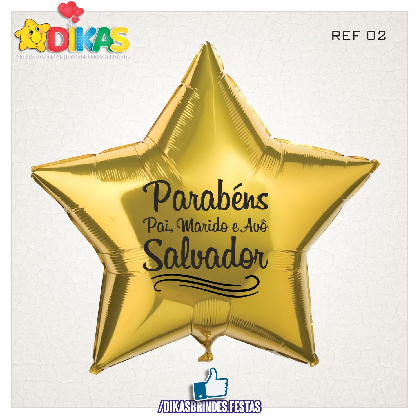 BALÃO FOIL PERSONALIZADO - ADULTOS