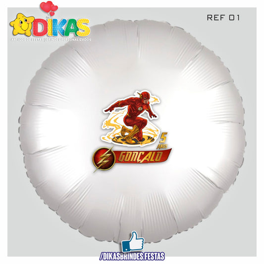 BALÃO FOIL PERSONALIZADO - THE FLASH