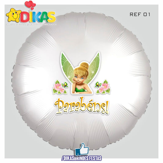 BALÃO FOIL TEMA/PARABÉNS - SININHO