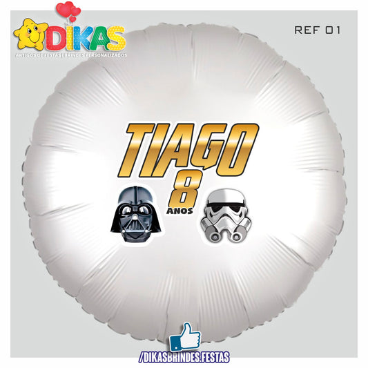 BALÃO FOIL PERSONALIZADO - STAR WARS