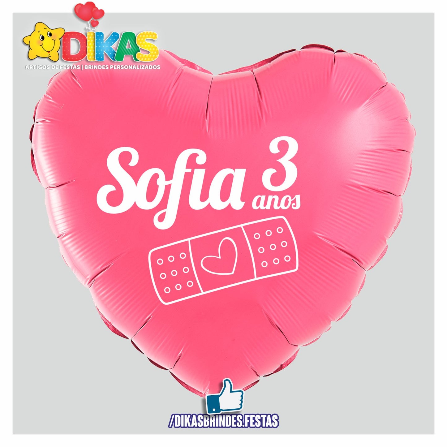 BALÃO FOIL PERSONALIZADO - DOUTORA BRINQUEDOS