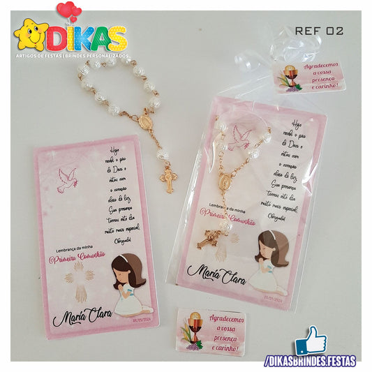 CARTÃO COM MINI TERÇO (DEZENA)