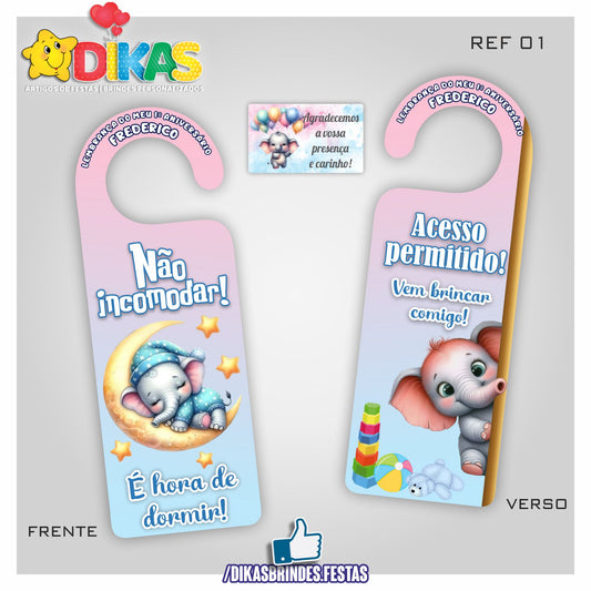 AVISO DE PORTA - BEBÉ