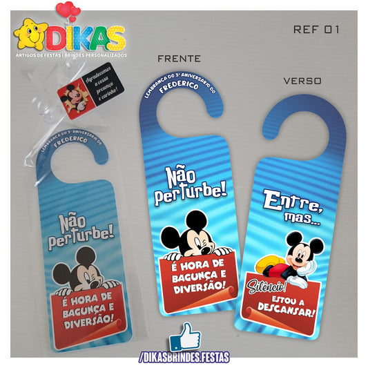 AVISO DE PORTA - MICKEY