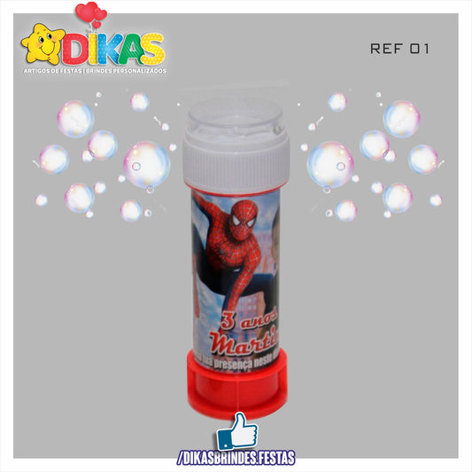 BOLHA DE SABÃO - HOMEM ARANHA