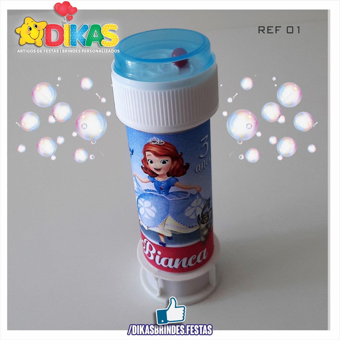 BOLHA DE SABÃO - PRINCESA SOFIA