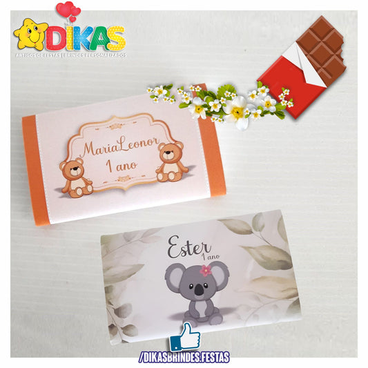 TABLET CHOCOLATE 20G PERSONALIZADO - BEBÉ