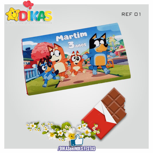 TABLET CHOCOLATE 20G PERSONALIZADO - TEMAS