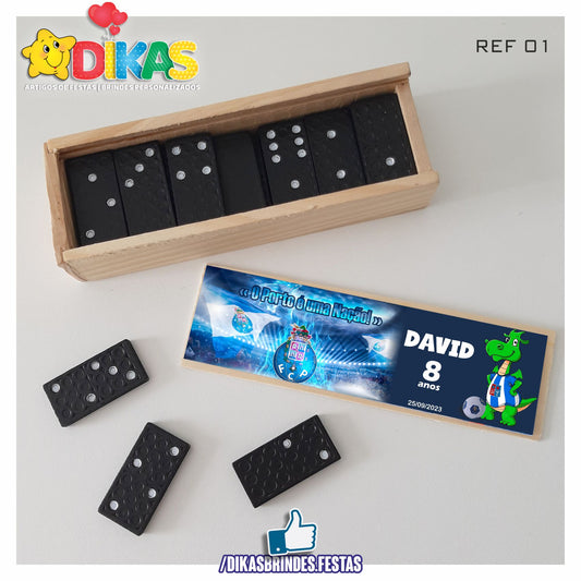DOMINÓ C/ CAIXINHA PERSONALIZADA - FUTEBOL PORTO