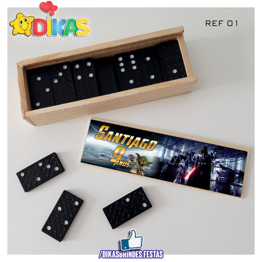 DOMINÓ C/ CAIXINHA PERSONALIZADA - STAR WARS