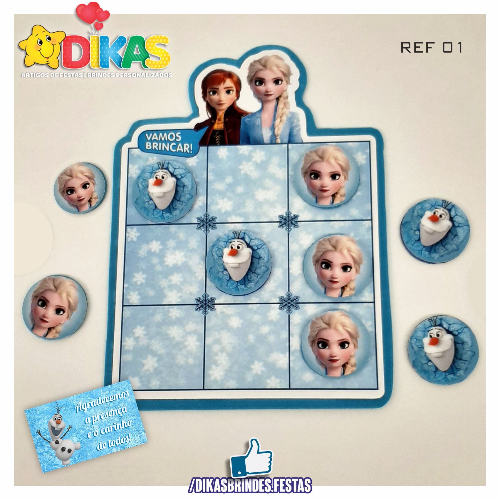 JOGO DO GALO ARTESANAL - FROZEN – dikasbrindes