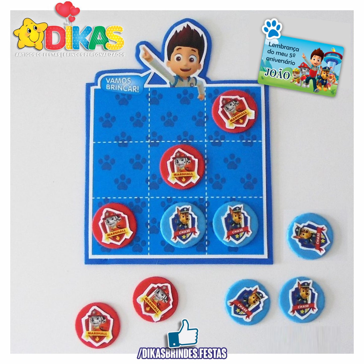 JOGO DO GALO ARTESANAL - PATRULHA PATA