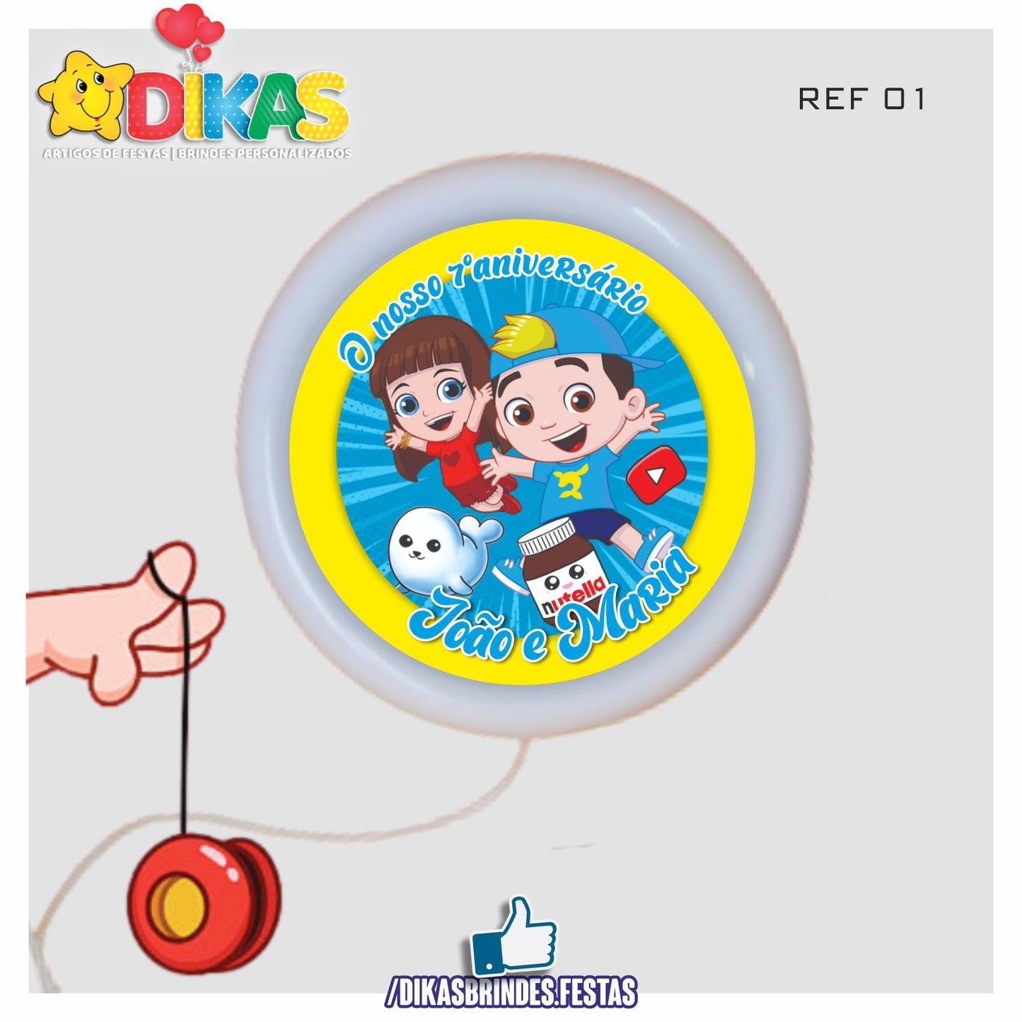 IOIÓ PERSONALIZADO - LUCCAS NETO