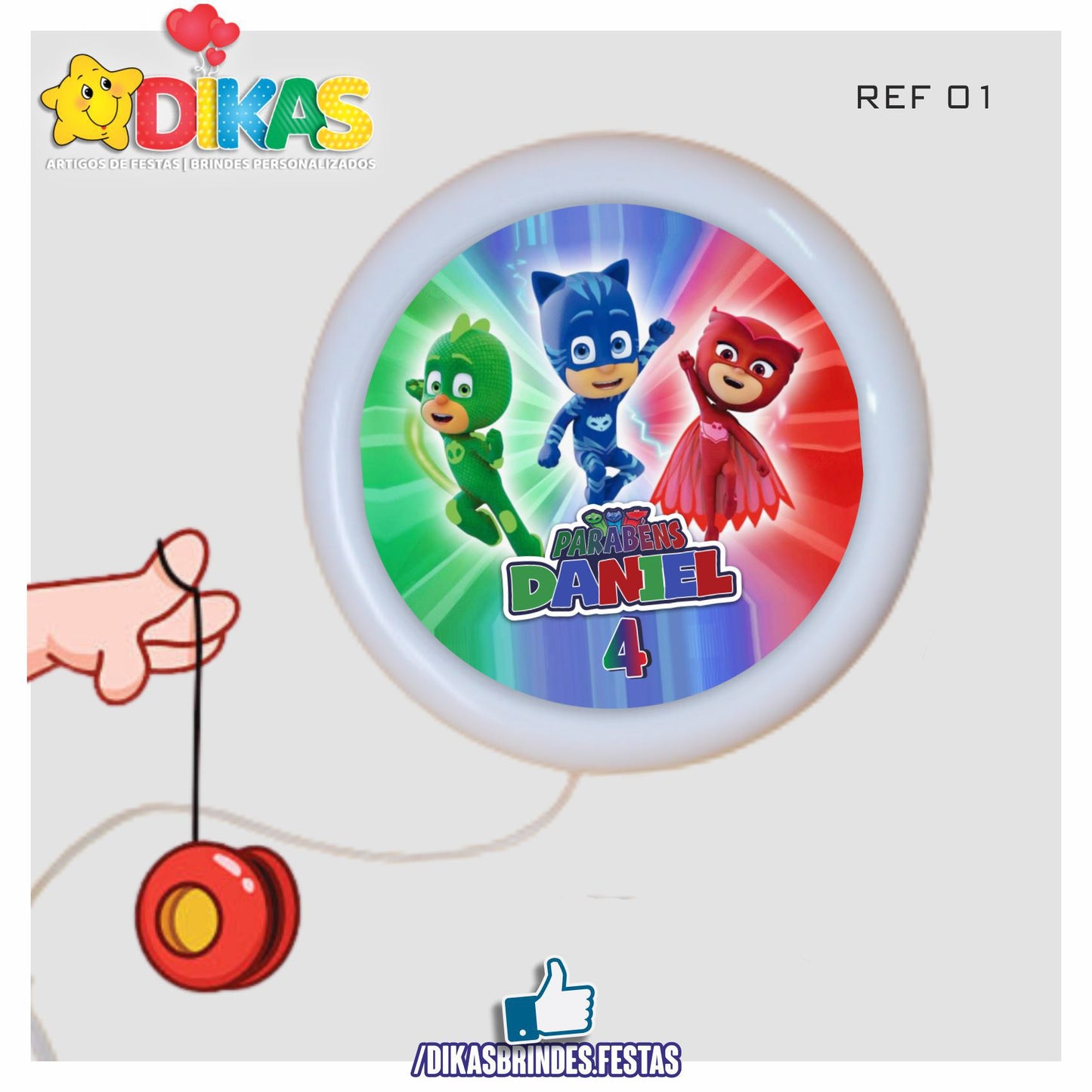 IOIÓ PERSONALIZADO - PJMASKS