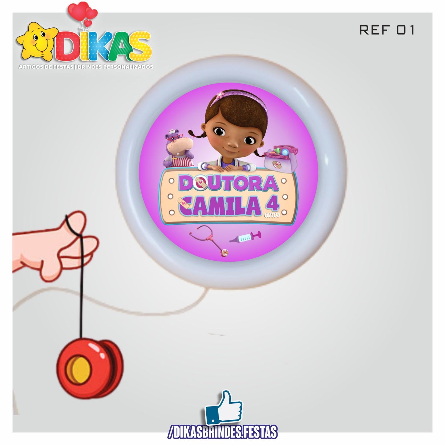 IOIÓ PERSONALIZADO - DOUTORA BRINQUEDOS