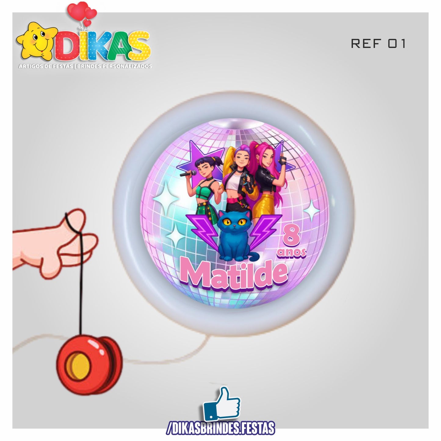 IOIÓ PERSONALIZADO - GUERREIRAS DO K-POP