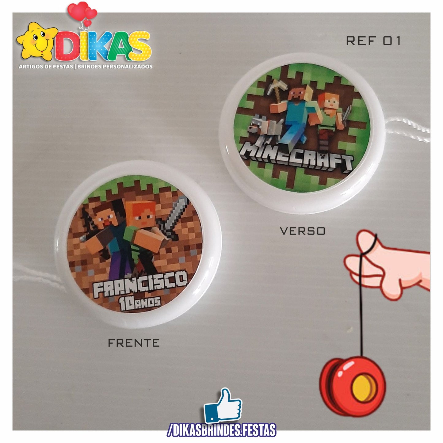 IOIÓ PERSONALIZADO - MINECRAFT