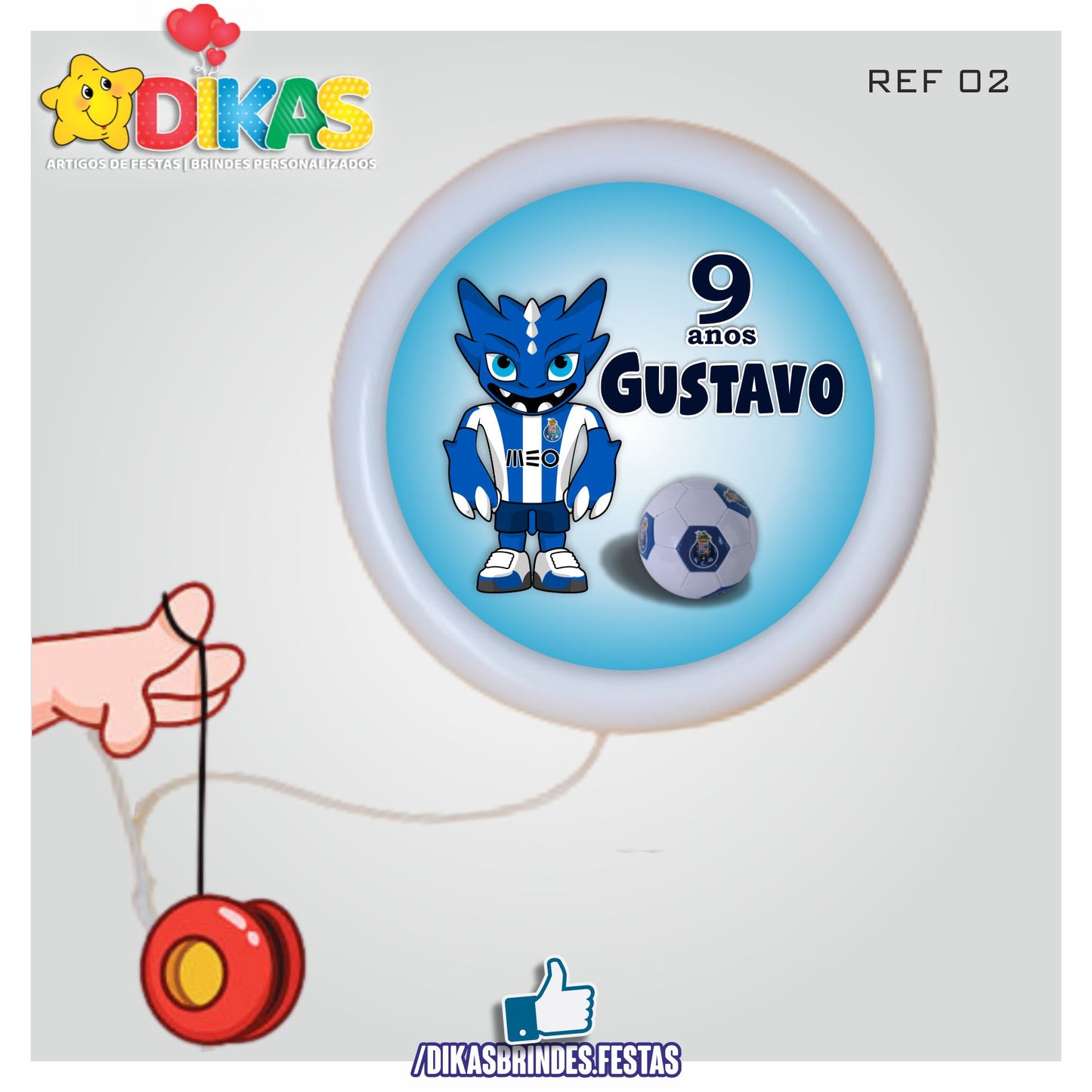 IOIÓ PERSONALIZADO - FUTEBOL PORTO