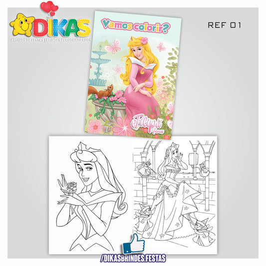 LIVRINHO PARA COLORIR - AURORA