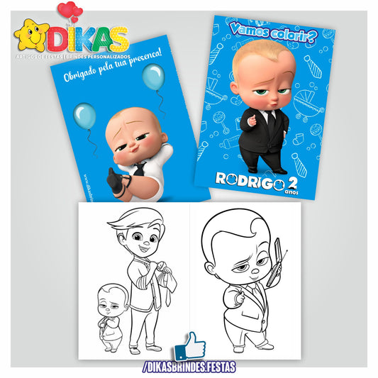 LIVRINHO PARA COLORIR - BOSS BABY