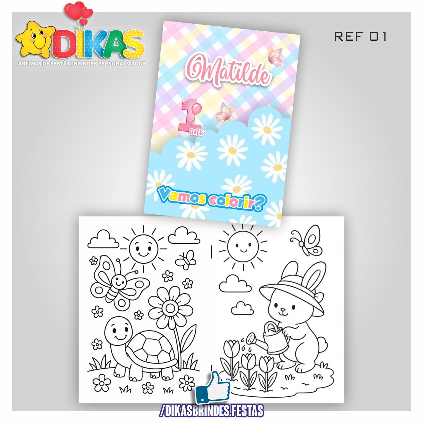 LIVRINHO PARA COLORIR - BEBÉ