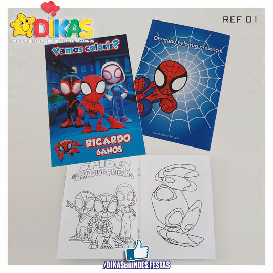 LIVRINHO PARA COLORIR - SPIDEY